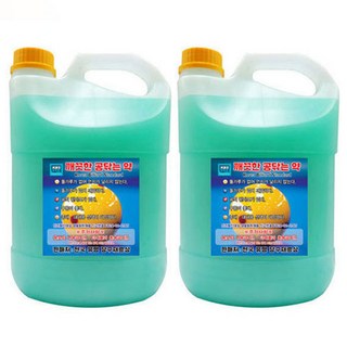 깨끗한당구공닦는약-4.5리터 2개 중대용 (무연마제) / 당구공약 당구공닥는약 3구공 4구공 포켓공 당구용품 당구공세정액 당구공광택제 당구공세척제 당구공세정제 당구공왁스 당구공관리, 하늘색