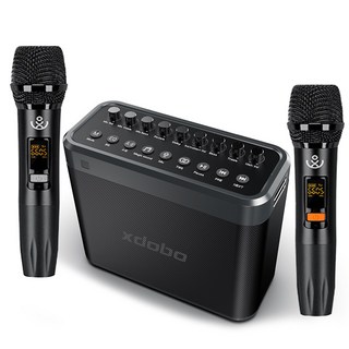 XDOBO 專業級便攜式直播K歌 無線麥克風藍牙TWS互聯, 喜多寶 Tuner 200w音響加2支麥克風, Tuner 200W