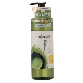 髮的食譜 洗髮露 530ml 綠茶柚子 淨油保濕水感, 1個