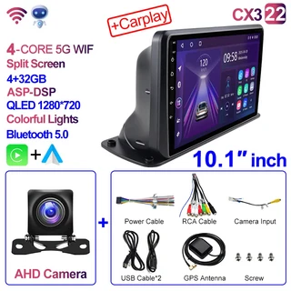 CAIXI 9/10 인치 Carplay 안드로이드 자동차 라디오 멀티미디어 네비게이션 gps 계기판 트럭 2 din Autora, 01 CHINA, 02 10.1-CX34-32GCAM