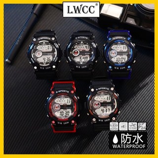 W19運動手錶 防水 男生 女生 學生錶 夜光 鬧鐘 星期顯示 情侶 電子錶