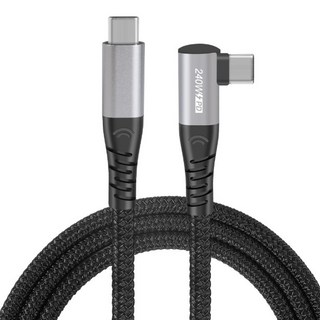 勁祥科技 240W數據線 TYPE-C公對公 5A快充線 適用蘋果iphone15筆電100W, 1個