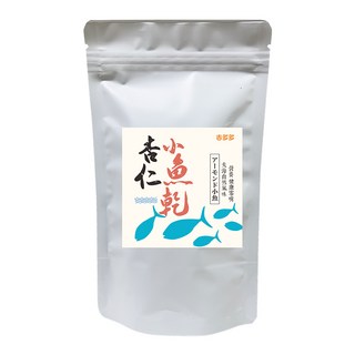 熱銷必買 超級好吃 杏仁小魚乾 真心推薦 比藤澤更好吃, 100g, 1個