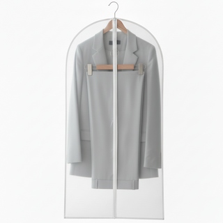 레브홈 깔끔 슬림 반투명 프리미엄 지퍼형 옷 커버, 5개, 1개입