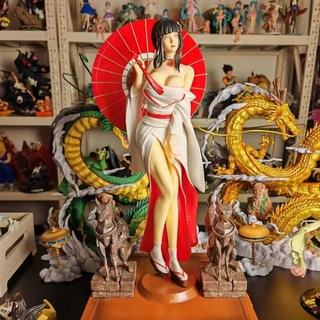 火影忍者 雛田 和服GK手辦 60CM 雕像 雨傘配件, 1個, 和服雛田 高約60CM