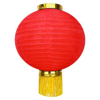 紅色燈籠, 10吋,紅色圓燈籠