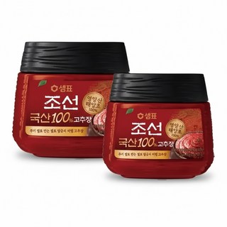 샘표 국산 조선 고추장 1kg 2병, 2개