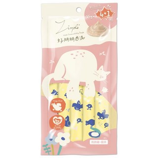 Zimple 好朋朋 貓肉泥 15g x 5條, 75g, 1個, 雞肉+扇貝