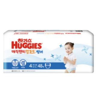 하기스 2021 매직팬티 뉴컴포트 썸머 팬티형 공용 대형 4단계 (10~14kg), 97매