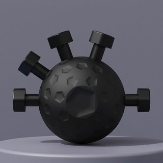 握力器 握力球 握力訓練器 手指訓練器 握力 指力器 手指握力器 鷹爪握力器 五指握力器 指力練習器 按壓球, 1個, 黑曜石