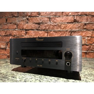 沐耳 德國 Vincent CD-200 真空管 CD 轉盤 播放機 具備耳擴 黑色 時尚設計