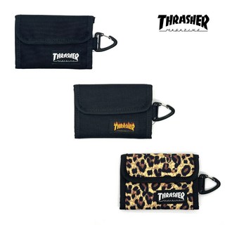 트래셔 THRASHER Bifold 벨크로 카드 지갑 카라비너