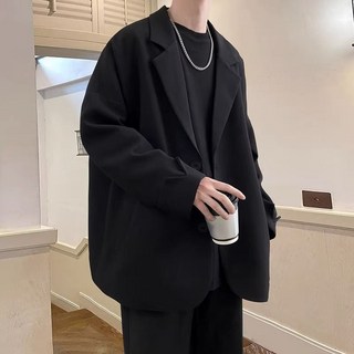 英倫風雅痞休閒西裝外套，新款輕熟男士韓版西服上衣，展現高級感與時尚品味