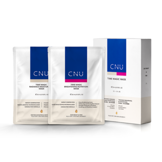 BIO CNU 時光魔力 亮白滋潤 煥采保濕面膜 6入組 - 先煥膚補水後緊緻, 1組, 6入