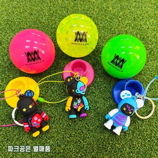 캐릭터 파크골프티 티걸이세트 분실방지 스페이스 베어 헬로키티 찰리 스누피 실리콘티 고무티 파크골프용, 1개, 파크골프티(옐로우)