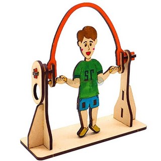 10살 남아 움직이는 줄넘기 오토마타 조립 장난감 만들기 발명키트 과학보고서 초등생, 목공본드25g미포함