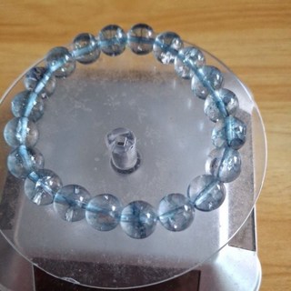 10米托帕石圓珠手串 DIY手工飾品材料 天然寶石手鍊項鍊配件