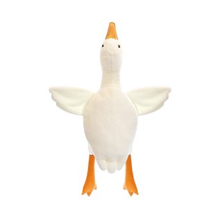 大白鵝長條抱枕 柔軟親膚鵝娃娃玩偶 靠枕睡覺抱枕 多尺寸可選, 160cm