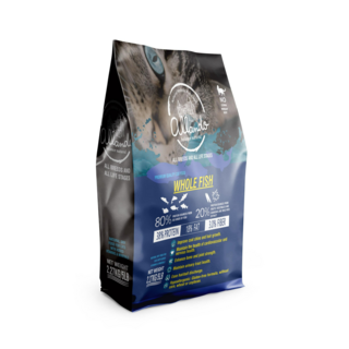 Allando 無穀貓糧 全魚宴 2.27kg/5LB 全齡貓適用 多種魚類配方 呵護毛髮亮麗, 鯡魚, 1.2kg, 1包