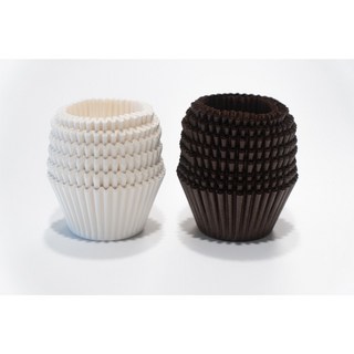유산지컵 베이킹 백색 갈색 초코 머핀컵 40/45/55mm 200매, 1세트, 백색40mm