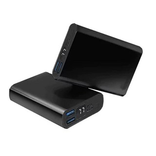 【可登機 快充】10000mAh大容量行動電源 PD/QC 支援iPhone/安卓 20W快充 BSMI認證, 鋼鐵黑