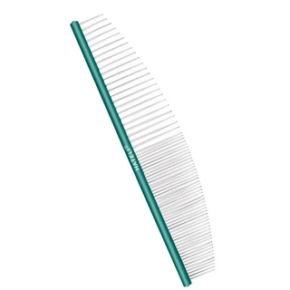 애완 동물 고양이 그루밍 싱글 빗 스타일리스트 컬러 항공 알루미늄 초경량 고급 강아지 전문 마사지, 01 Green