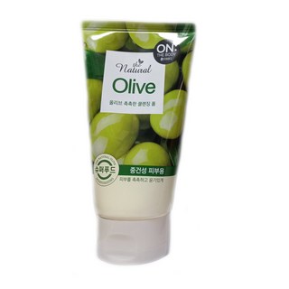 엘지 온더바디 내추럴 올리브 촉촉한 클렌징폼 (중건성피부용) 120g, 1개