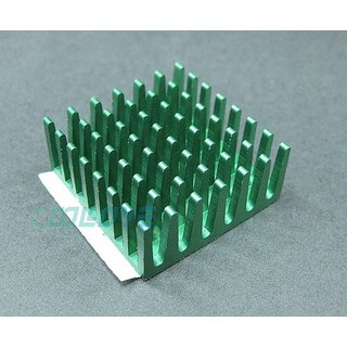 小白的生活工場 EK2 鋁製散熱片 28*28*12mm (含黏性背膠), 1個