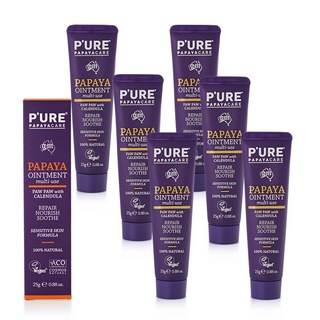 澳洲 Pure Papayacare 木瓜軟膏含金盞花 (6入組 25g/條), 1個