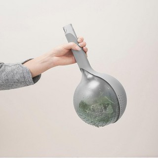 【丹麥 RIG-TIG】Drop 瀝水籃-灰《WUZ屋子》瀝水盆 瀝水器 蔬果脫水器, 1個