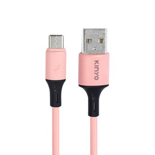 Micro充電線》霧色液態矽膠數據線USB-B903(2.4A充電線資料傳輸線Micro USB充電線手機充電線手機線, 1個, 砂粉色 1條