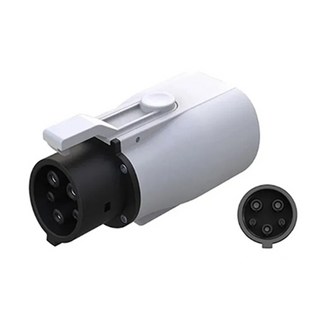 feyree Type2 轉 Type1 充電轉接器 32A, 白