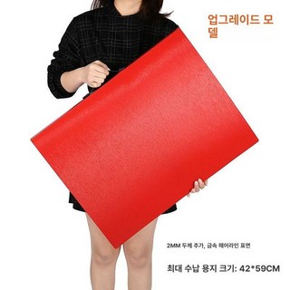 클리어 화일 포스터 서류 작품 브로마이드 바인더 정리, 1개, A2 4K 40페이지 11색