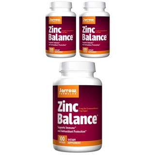 Jarrow FORMULAS 賈羅公式 鋅平衡膠囊 15mg, 100顆, 3罐
