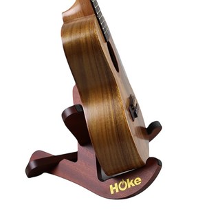 【台灣出貨】沙比利木 花梨木 吉他架 烏克麗麗架 小提琴架 琴架 木架 原木樂器架 木頭架 提琴架 樂器架, 1個, 小款 花梨木（烏克麗麗、小提琴適用）