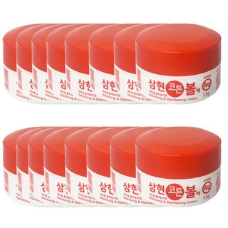 삼성물산 삼현 코튼볼액 흡착 탈지면 7.5g, 16개