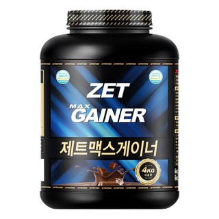 제트리션 제트맥스게이너 4kg 초코 체중증가 벌크업 살찌는 탄수화물 보충제, 1개