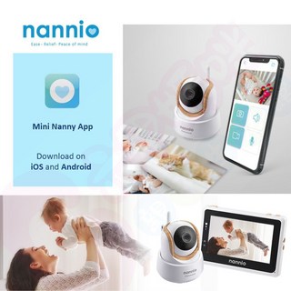 Nannio 4.3吋觸控WiFi寶寶攝影機 遠端視訊監控器, 1個