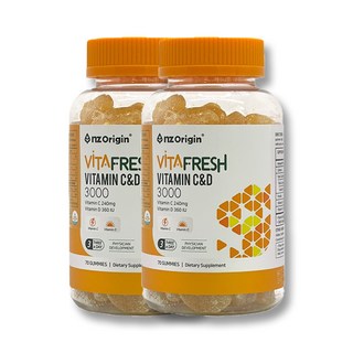 엔젯오리진 비타프레쉬 비타민 C&D 3000 꾸미, 70정, 2개