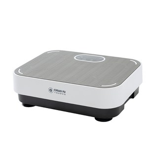 【巧福】溫熱垂直律動機 贈彈力繩 無線遙控/律動機/居家運動, 白灰色, UC-997