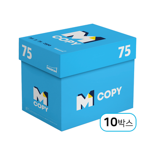 MCopy 복사용지 75g, A4, 25000개