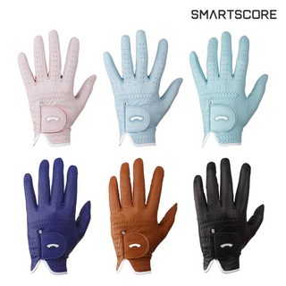 스마트스코어 PREMIUM CABRETTA 컬러 한손 양피 장갑, 핑크