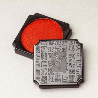 利百代 艾絨印泥 (LM-40 攜帶式) (LM-61 方型) (LM-62 圓型), 1個, LM-61 艾絨印泥