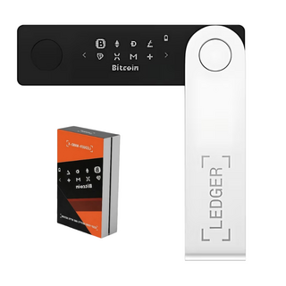 레저 나노 X 공식정품 Ledger Nano X 비트코인 암호화폐 하드웨어월렛 코인지갑 블랙, 1개