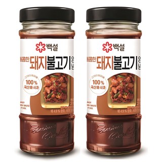 백설 매콤한 돼지 불고기 양념, 500g, 2개