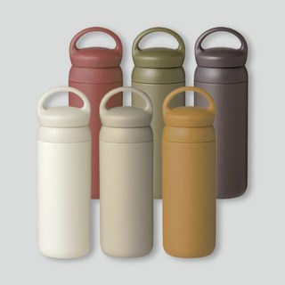 킨토 데이오프 손잡이 보온보냉 텀블러 500ml, 샌드베이지, 1개