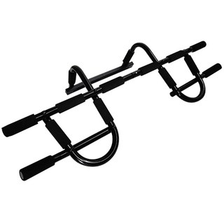 台灣出貨 工廠直營 專業型 多功能門框單槓(引體向上 伏地挺身 仰臥起坐) 室內單槓門上單槓 TABATA 大型黑色單槓(含泡棉):台灣製造