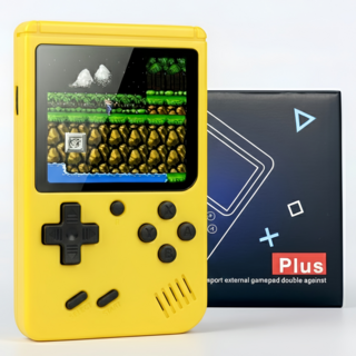 CIIECE 레트로 휴대용 미니 게임기, GB2500(옐로우)