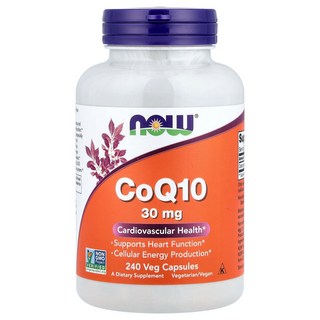 나우푸드 CoQ10 30mg 베지캡슐 240정, 1개, 1개