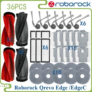 로보락 케레보 엣지 / S5A 5V1 커브 호환 진공청소기 부품 메인 롤러 사이드 브러시 헤파 필터 물 천 봉투, 22 36PCS